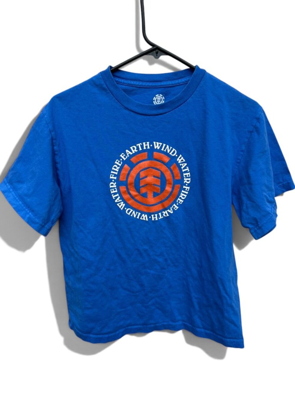 Element Skateboards Boys Blue Big Graphic Logo Tee Shirt Size L